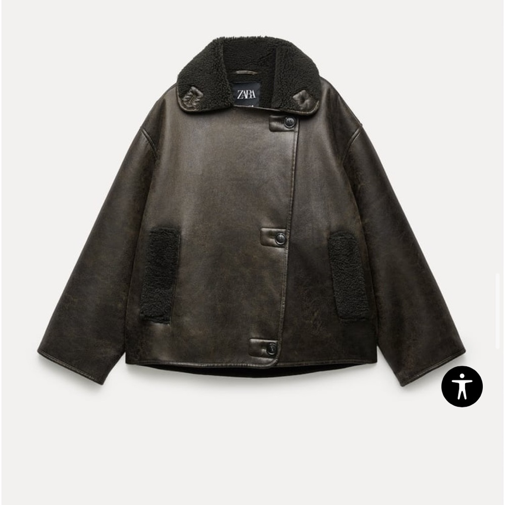Viral Zara Brown Teddy Coat